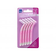 InterMed Ergonomic InterBrush Μεσοδόντια Βουρτσάκια με Λαβή 0.4mm Ροζ 5τμχ