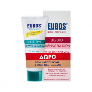 Eubos Promo Σετ με Liquid Washing Emulsion Red, 200ml & ΔΩΡΟ Sensitive Shower & Cream, 100ml