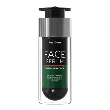 Frezyderm Super Skin Code Αντιγηραντικό Serum Προσώπου με Πεπτίδια & Υαλουρονικό Οξύ για Σύσφιξη & Λεύκανση 30ml by Frezyderm