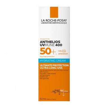 La Roche Posay ANTHELIOS UVMUNE 400 HYDRATING CREAM SPF50+ Non-perfumed 50ml by La Roche - Posay