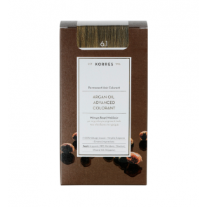 Korres Argan Oil Advanced Colorant 6.1 Ξανθό Σκούρο Σαντρέ