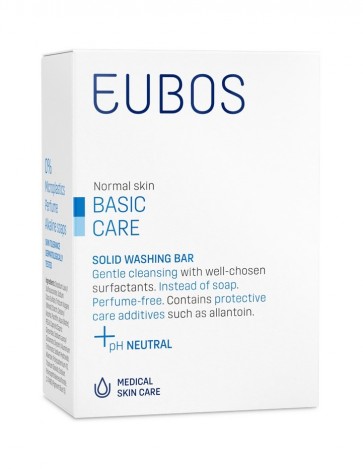 Eubos Blue Solid Washing Bar by Eubos