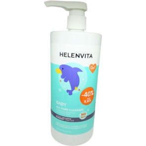 Helenvita Baby All Over Cleanser PROMO -40% Βρεφικό Καθαριστικό Υγρό για Σώμα & Μαλλιά