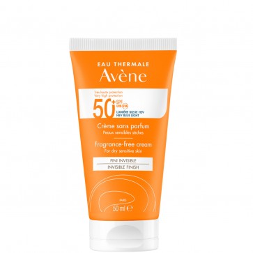 Avene Very High Protection Fragrance Free Αντηλιακή Κρέμα Προσώπου SPF50 50ml by Avene