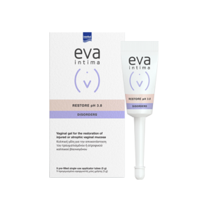 Intermed Eva Restore pH 3.8 Κολπική Γέλη 9τμχ
