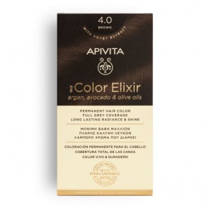 Apivita My Color Elixir kit Μόνιμη Βαφή Μαλλιών 4.0 Καστανό
