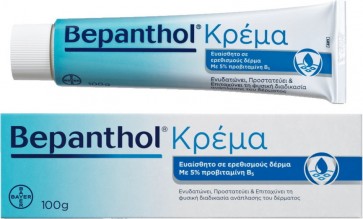 Bepanthol Cream Ενυδατική Κρέμα Ανάπλασης για Ξηρές & Ευαίσθητες Επιδερμίδες 100gr by Bayer