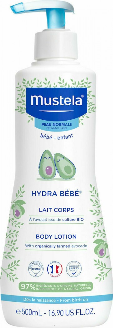 Mustela Hydra Bébé Body Lotion 500ml by Φαρμακείο Μαρίτας Δάσκου