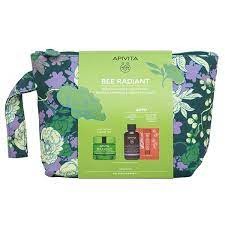Apivita Promo Pack με Bee Radiant Κρέμα-Gel για Σημάδια Γήρανσης & Ξεκούραστη Όψη Ελαφριάς Υφής, 50ml & Δώρο Αφρός Καθαρισμού για Πρόσωπο & Μάτια, 75ml & Bee Sun Safe Ενυδατική Κρέμα-Gel Προσώπου SPF50, 2ml by Apivita