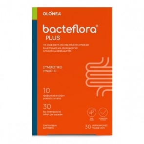 BacteFlora Plus Συνδυασμός υψηλής συγκέντρωσης Προβιοτικών ευρέως φάσματος & Πρεβιοτικού