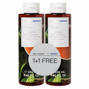 Korres Renewing Body Cleanser Mint Tea 2x250ml