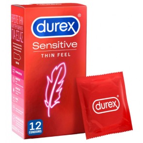 Durex Sensitive Προφυλακτικά Λεπτά για Μεγαλύτερη Ευαισθησία