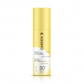 GARDEN Αντηλιακό Γαλάκτωμα Spray με Εκχύλισμα Ροδιού SPF30 200ml