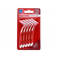 InterMed Ergonomic InterBrush Μεσοδόντια Βουρτσάκια 0.5mm Κόκκινα 5τμχ