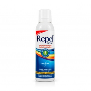 Repel Spray Άοσμο Εντομοαπωθητικό Spray 150ml by Uni-Pharma