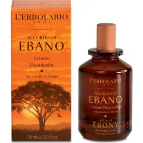 L' Erbolario After Shave Lotion Notes of Ebony 100ml