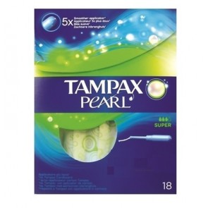 Tampax Super Pearl 18