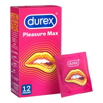 Durex Pleasuremax Προφυλακτικά με Ανάγλυφες Κουκίδες & Ραβδώσεις by Durex