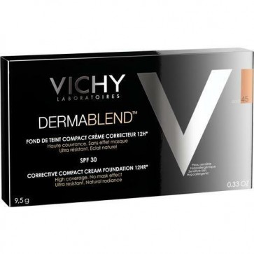 Vichy Dermablend Διορθωτικό Make up Compact Νο 45, Gold by Vichy