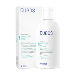 Eubos Sensitive Shower & Cream Απαλό υγρό καθαρισμού
