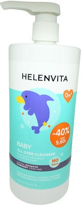 Helenvita Baby All Over Cleanser PROMO -40% Βρεφικό Καθαριστικό Υγρό για Σώμα & Μαλλιά by Pharmex