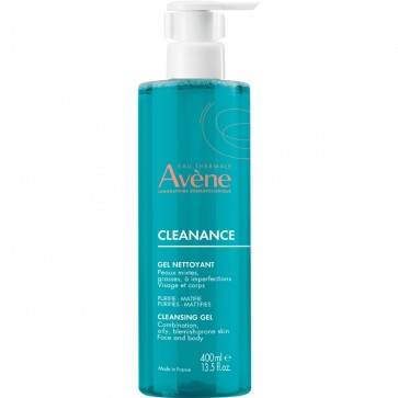 Avene Cleanance Gel Καθαρισμού Nettoyant, Καθαρισμός Προσώπου/Σώματος για Λιπαρά Δέρματα by Avene