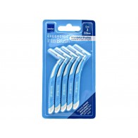 InterMed Ergonomic InterBrush Μεσοδόντια Βουρτσάκια με Λαβή 0.6mm Γαλάζια 5τμχ