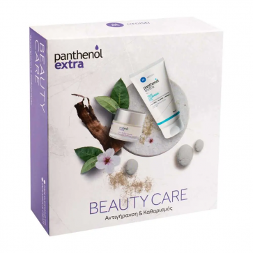 Panthenol Extra Promo Pack Face & Eye Cream Αντιρυτιδική Κρέμα για Πρόσωπο & Μάτια, 50ml & Face Cleansing Gel Τζελ Καθαρισμού Προσώπου, 150ml by Medisei