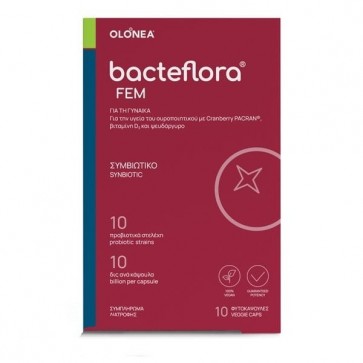 BacteFlora FEM Συνδυασμός υψηλής συγκέντρωσης Προβιοτικών ευρέως φάσματος & Πρεβιοτικού by BacteFlora