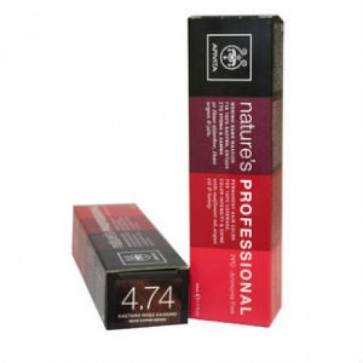 Apivita Nature's Professional Hair Color No 4.74 by Apivita